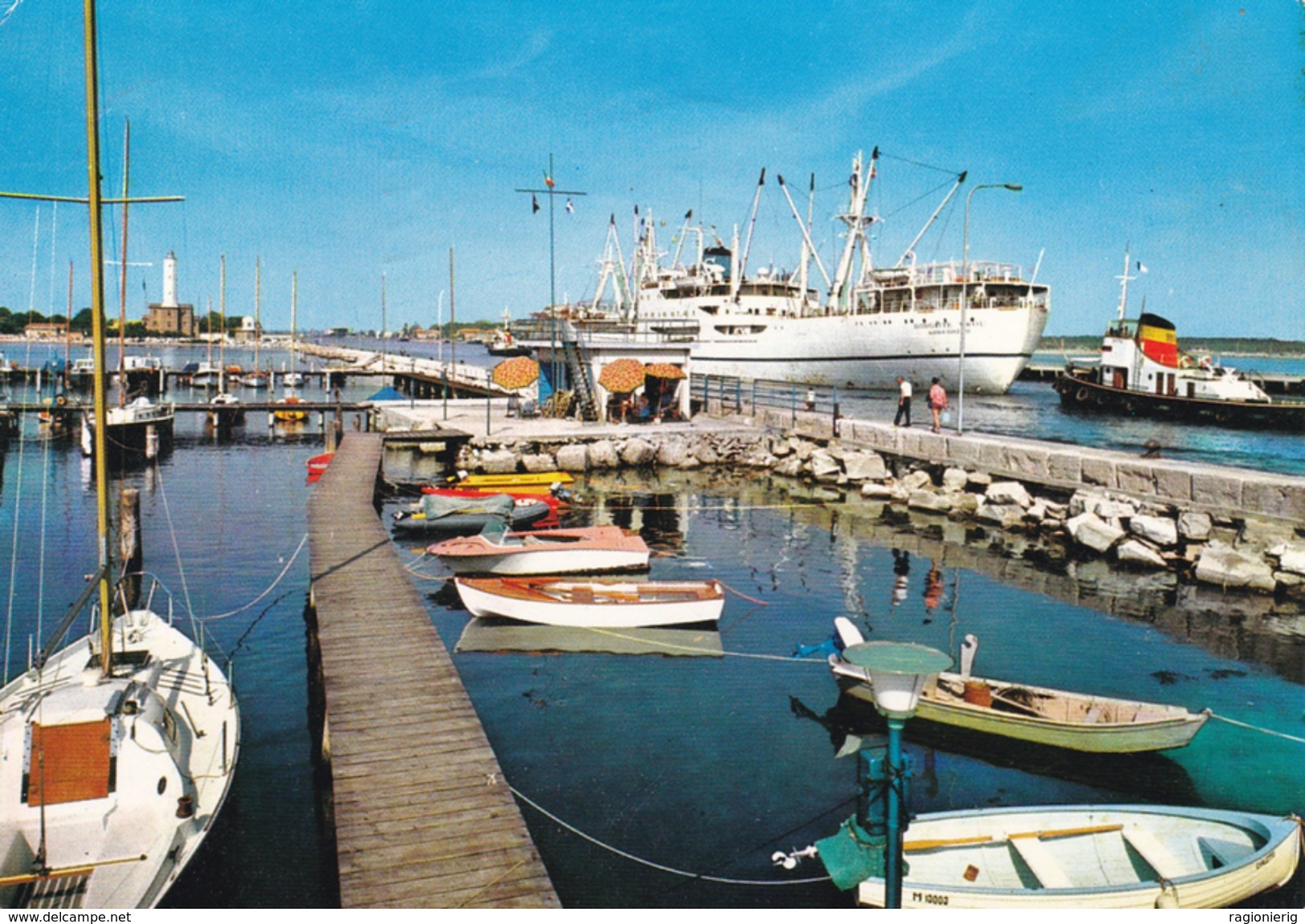 RAVENNA - Marina Di Ravenna - Porto Con Nave E Barche - Faro / Phare / Lighthouse / Leuchtturm - 1973 - Ravenna