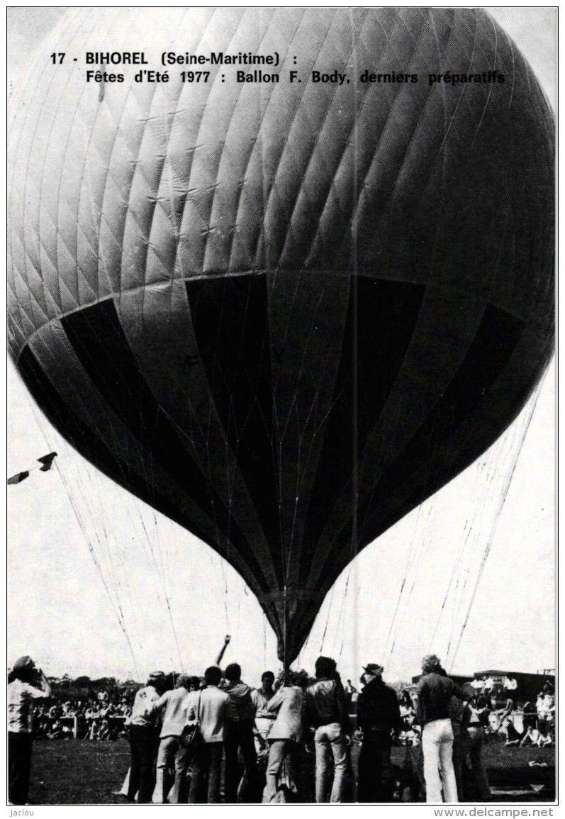 BIHOREL FETES D'ETE 77: BALLON F.BODY DERNIERS PREPARATIFS (TIRAGE 1000EX )REF 54717 - Autres & Non Classés