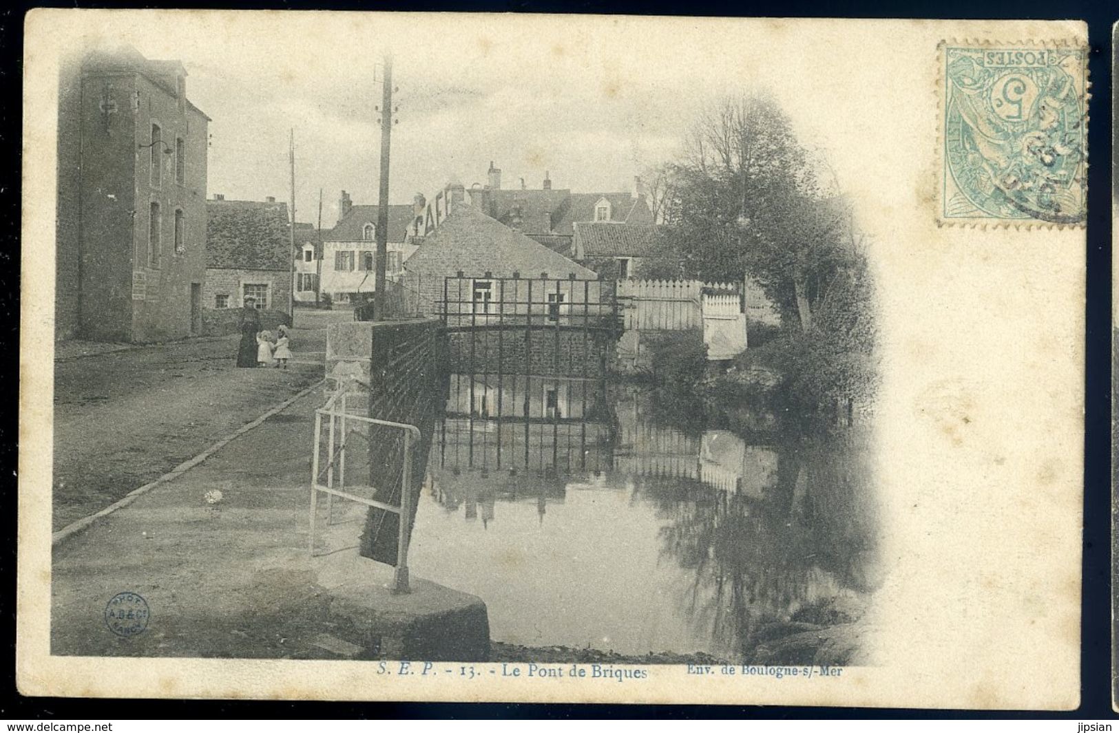 Cpa Du 62 Environs De Boulogne Sur Mer -- Le Pont De Briques  GX47 - Boulogne Sur Mer