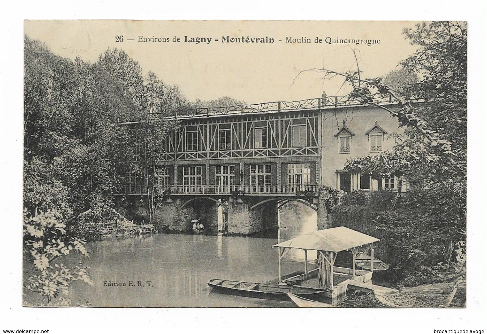 CPA 77 Environs De LAGNY MONTEVRAIN Moulin De QUICANGROGNE - Lagny Sur Marne