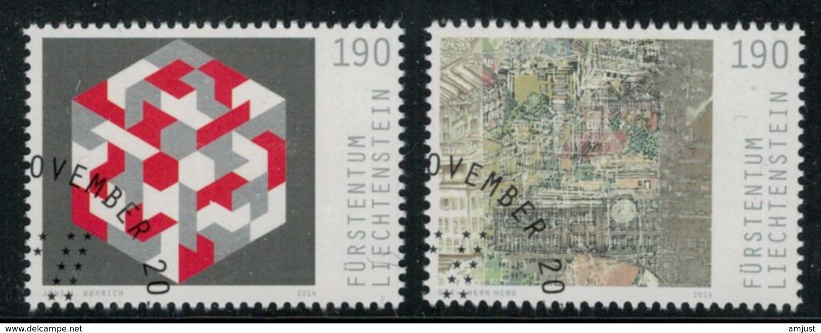 Liechtenstein // 2014 // Edition Commune Liechtenstein-Singapour Obl. 1er Jour - Used Stamps