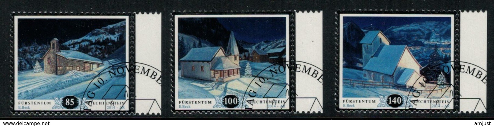 Liechtenstein // 2014 // Timbres De Noël 2014,  Obl. 1er Jour - Oblitérés