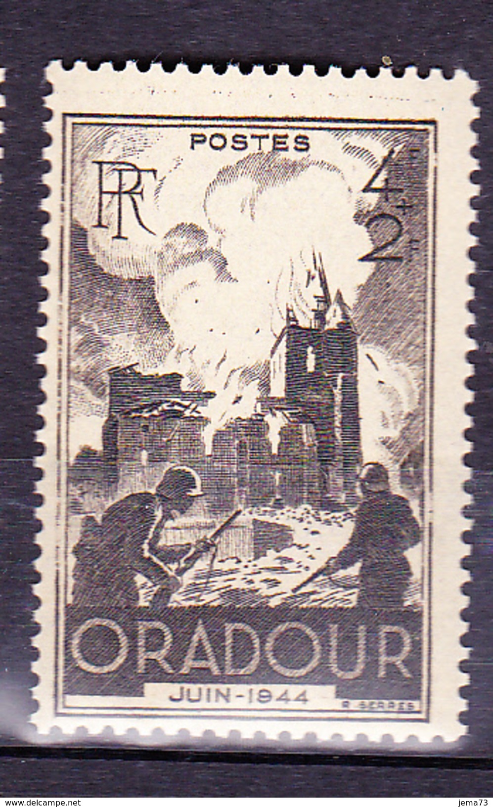 N° 742 Anniversaire De La Destruction D'Oradour Que Glane: Un  Timbre  Neuf Impeccable Sans Charnière - Nuevos