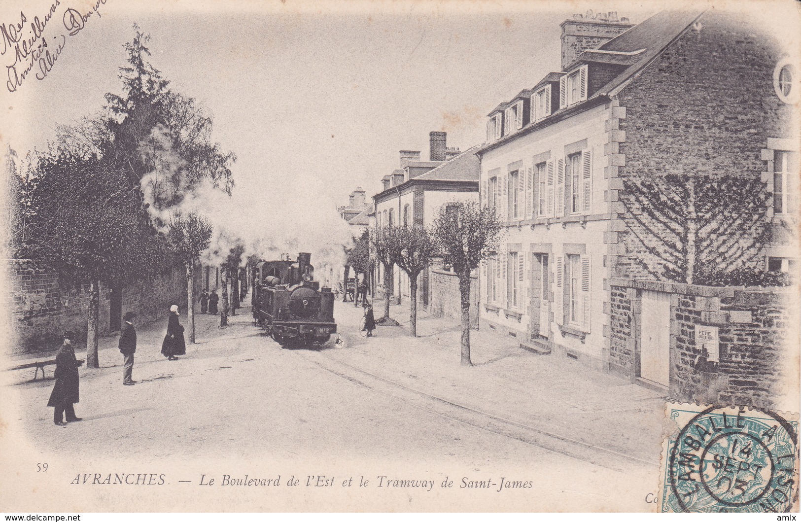 50. Avranches. Tramway De St James. 2 Scans - Avranches