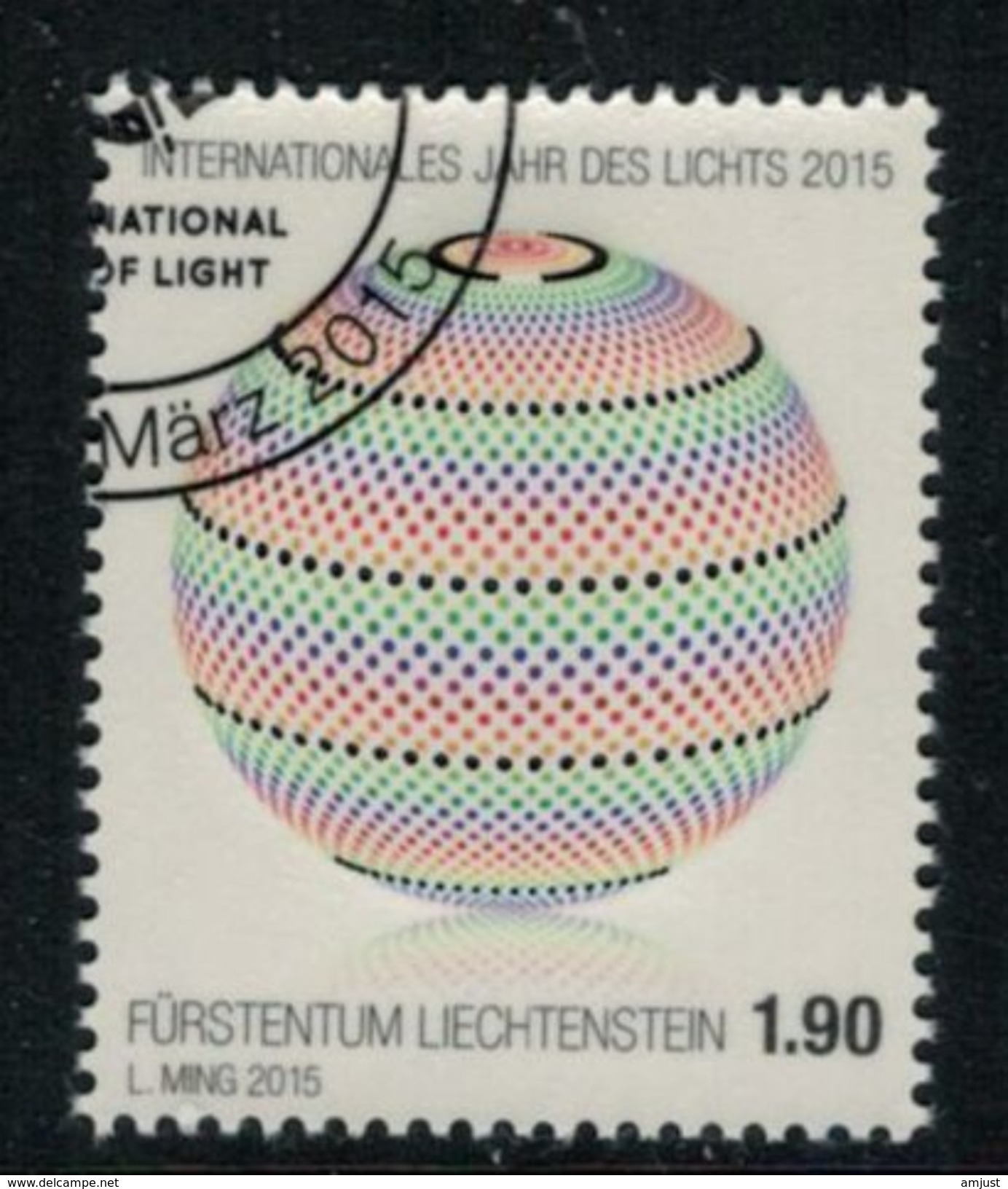 Liechtenstein // 2015 // Jeux De Lumière, Obl. 1er Jour - Gebraucht