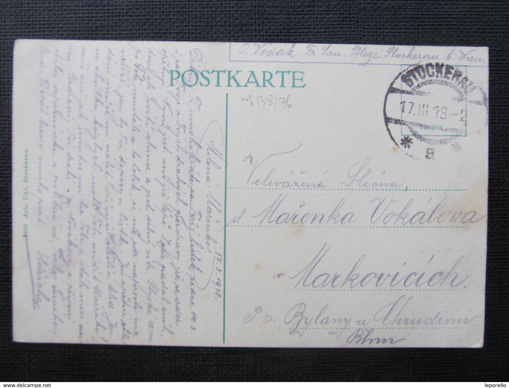 AK STOCKERAU Kaserne 1918 Feldpost  // D*29217 - Stockerau