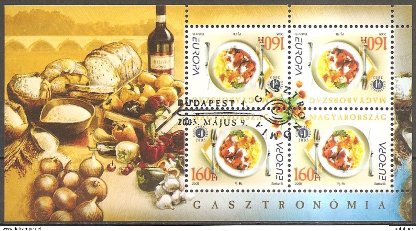 Hungary Hongrie Ungarn Magyarorszag 2005 Europa Cept Michel Bl. 298 (5026-27) Used Oblitéré Gestempelt Cancelled Oo - 2005