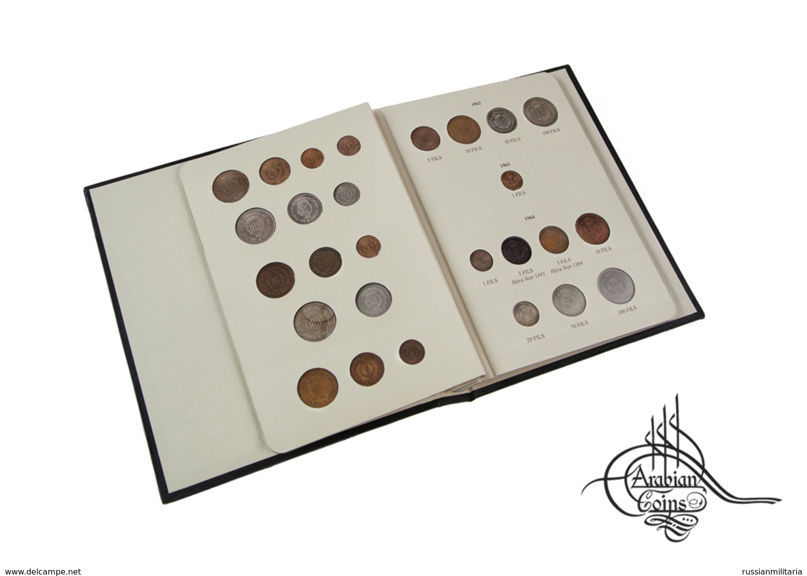 Coin Album For Jordan Coins 1949-1967 (coins Not Included) - Jordanie