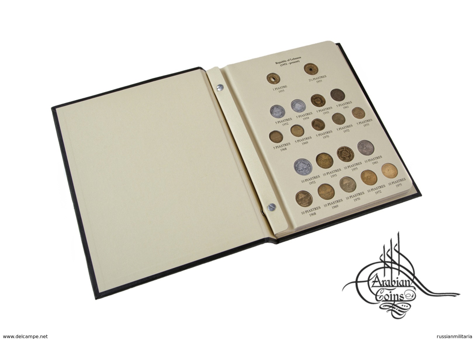 Coin Album For Lebanon Coins 1952-2009 (coins Not Included) - Lebanon