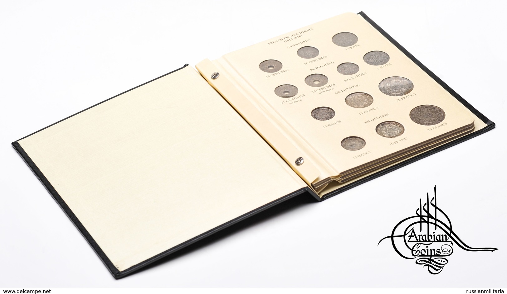 Coin Album For Morocco Coins 1921-1956 (coins Not Included) - Marruecos