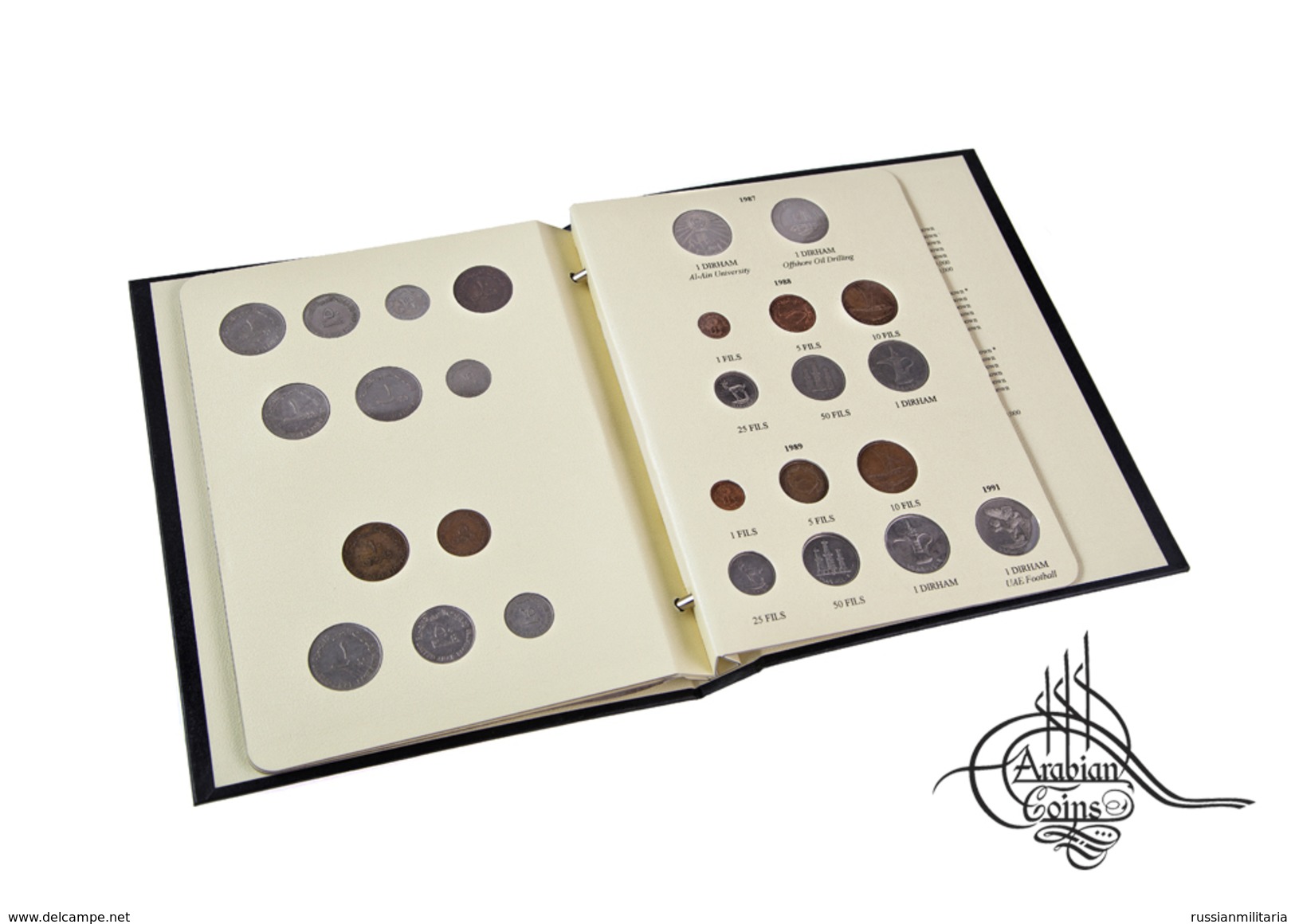 Coin Album For United Arab Emirates UAE Coins 1973-1991 (coins Not Included) - Emirats Arabes Unis