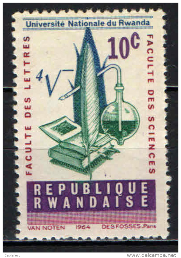 RWANDA - 1964 - UNIVERSITA' NAZIONALE DEL RWANDA - MNH - Nuovi