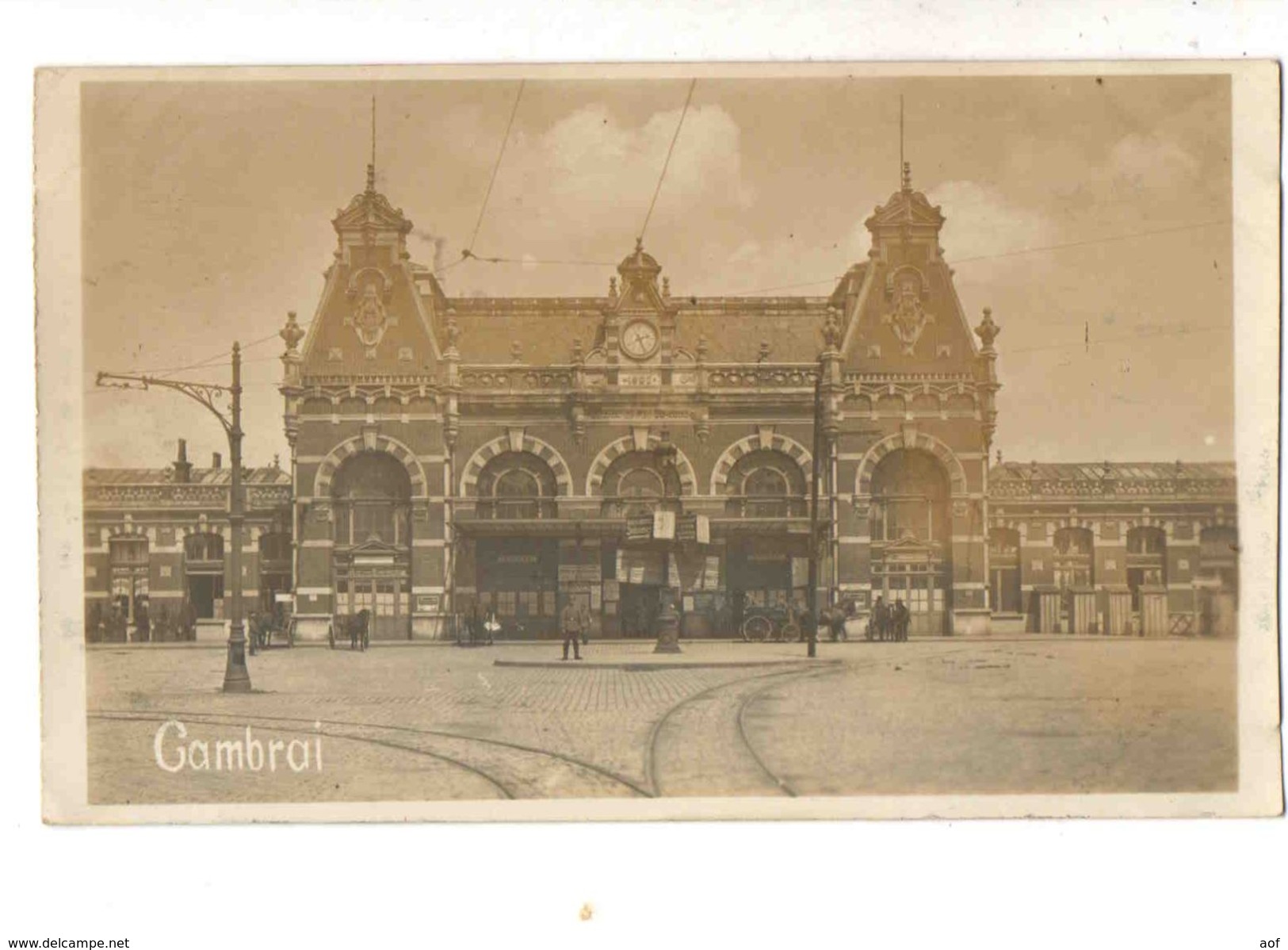 59-2586 CAMBRAI Gare Carte Photo - Cambrai