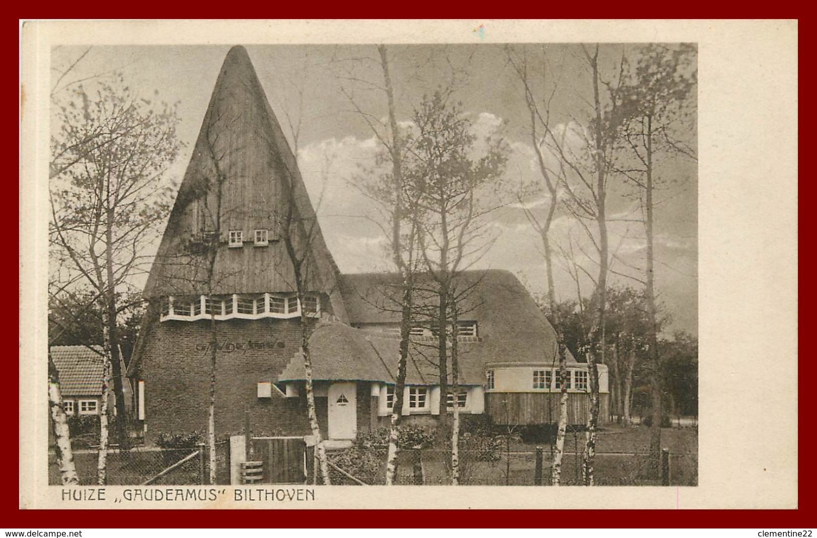 Bilthoven * Huze Gaudeamus  ( Scan Recto Et Verso ) - Bilthoven