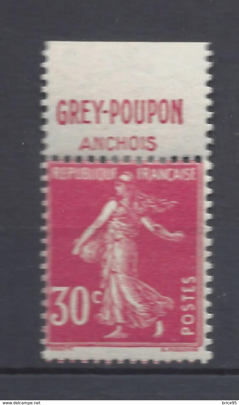 France Publicité - YT N° 191 - Neuf Avec Charnière * - Grey Poupon - Other & Unclassified