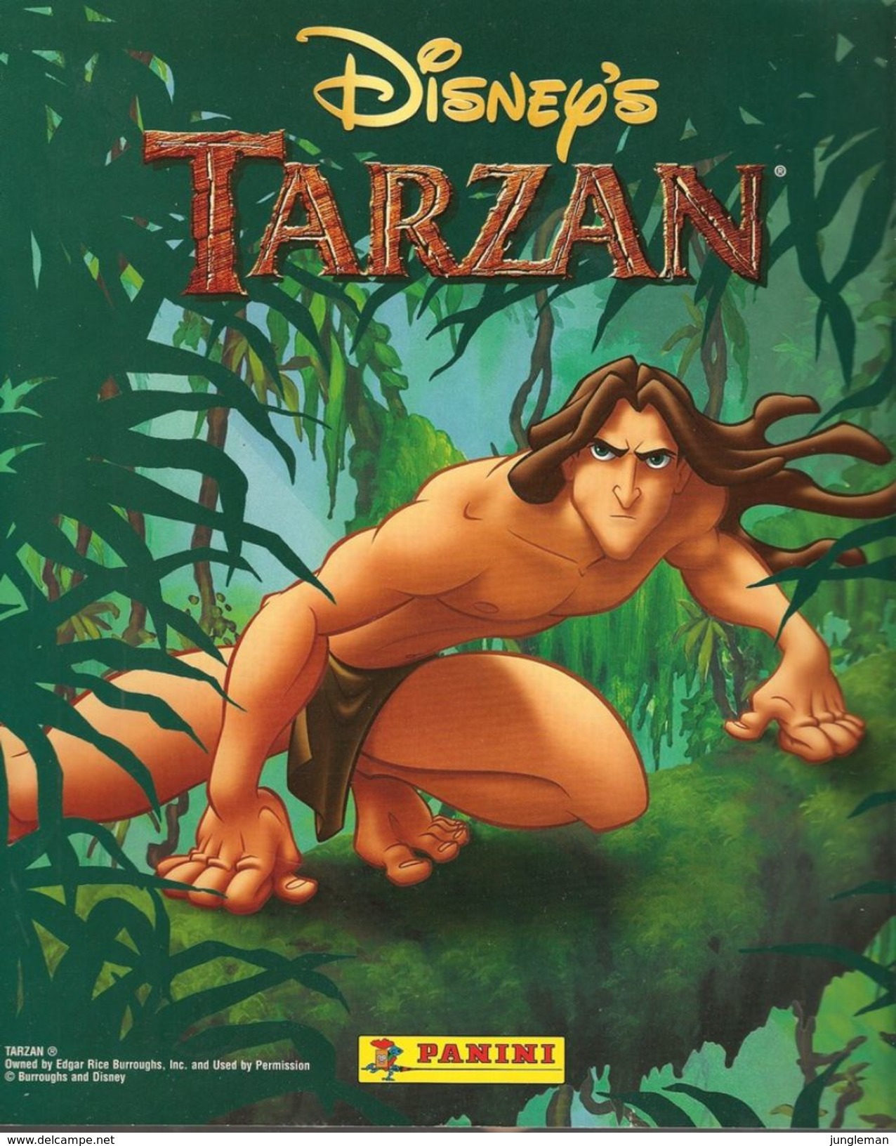 Tarzan Disney - Album VIDE Panini - Texte En Anglais - Pour Chromos Stickers - 1999 - Neuf - Autres & Non Classés