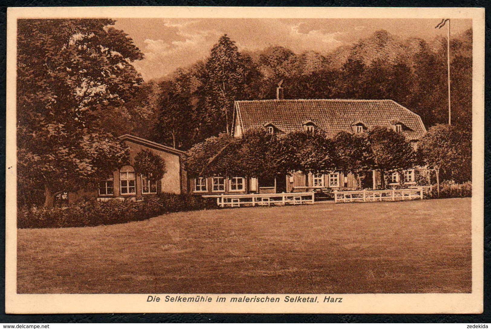 B0053 - Ballenstedt - Mühle Selkemühle Im Selketal Harz - Hotel Burg Anhalt - TOP - Ballenstedt