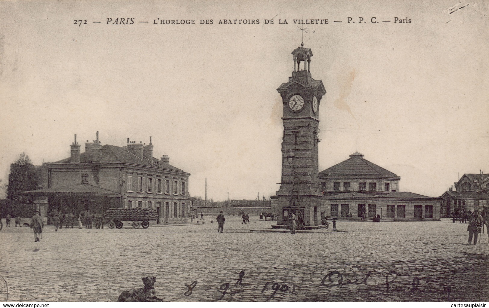 PARIS 19EME : L'Horloge Des Abattoirs De La Villette - Arrondissement: 19