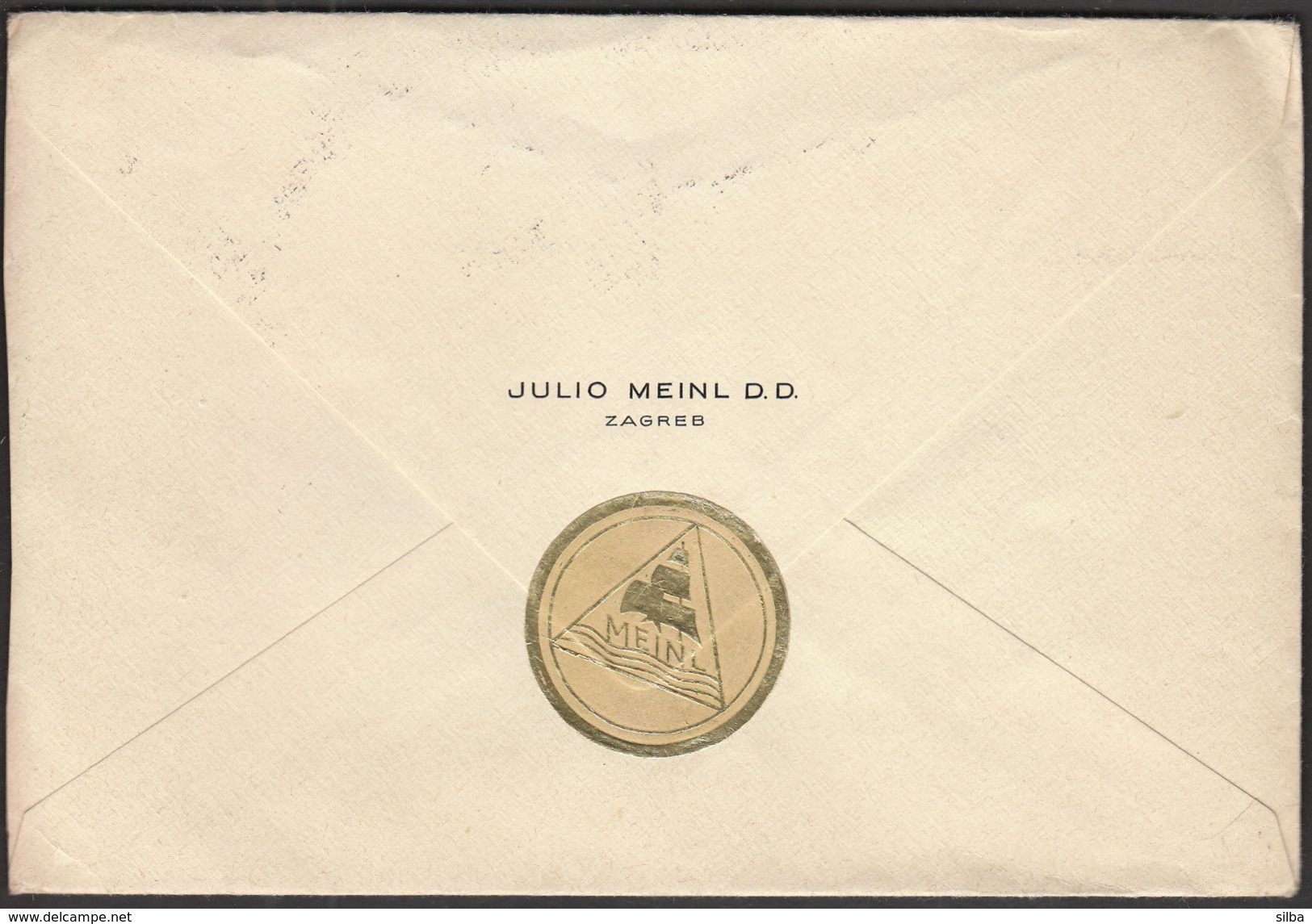 Yugoslavia Zagreb Croatia 1938 / Censorship, Censur / Julio Meinl Label / Sent To Julius Meinl Prague - Briefe U. Dokumente