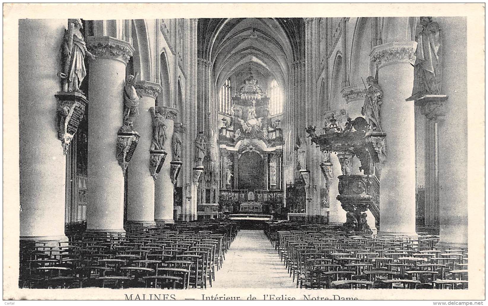 MECHELEN - Binnenste Van O.L.V. Kerk. - Mechelen