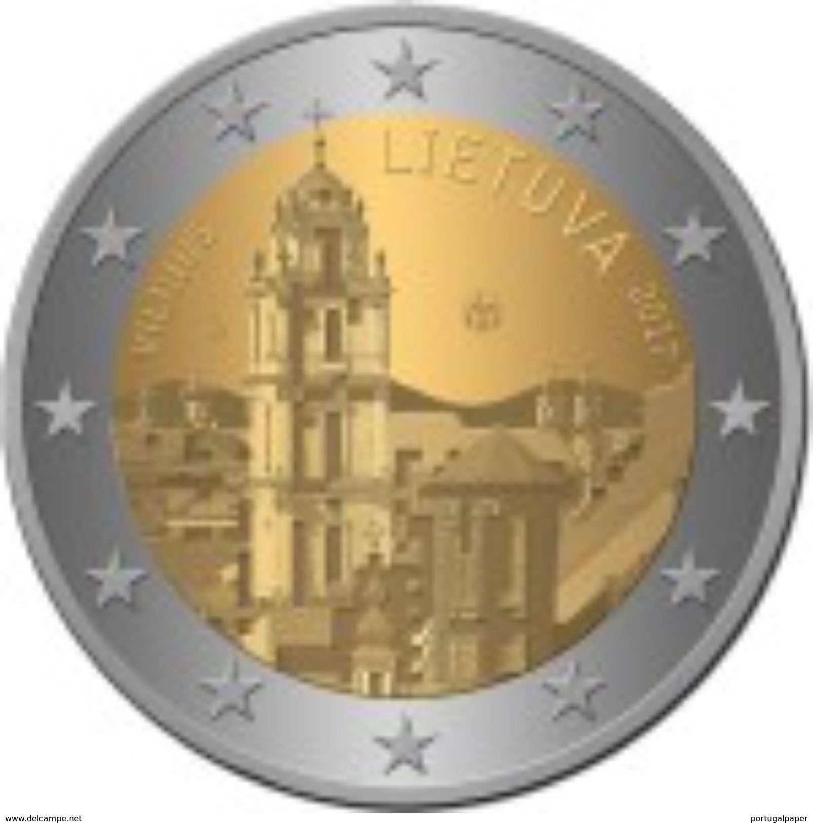 Lituania 2euro Cc - Vilna Capital Da Cultura - 2017  UNC - Lituania