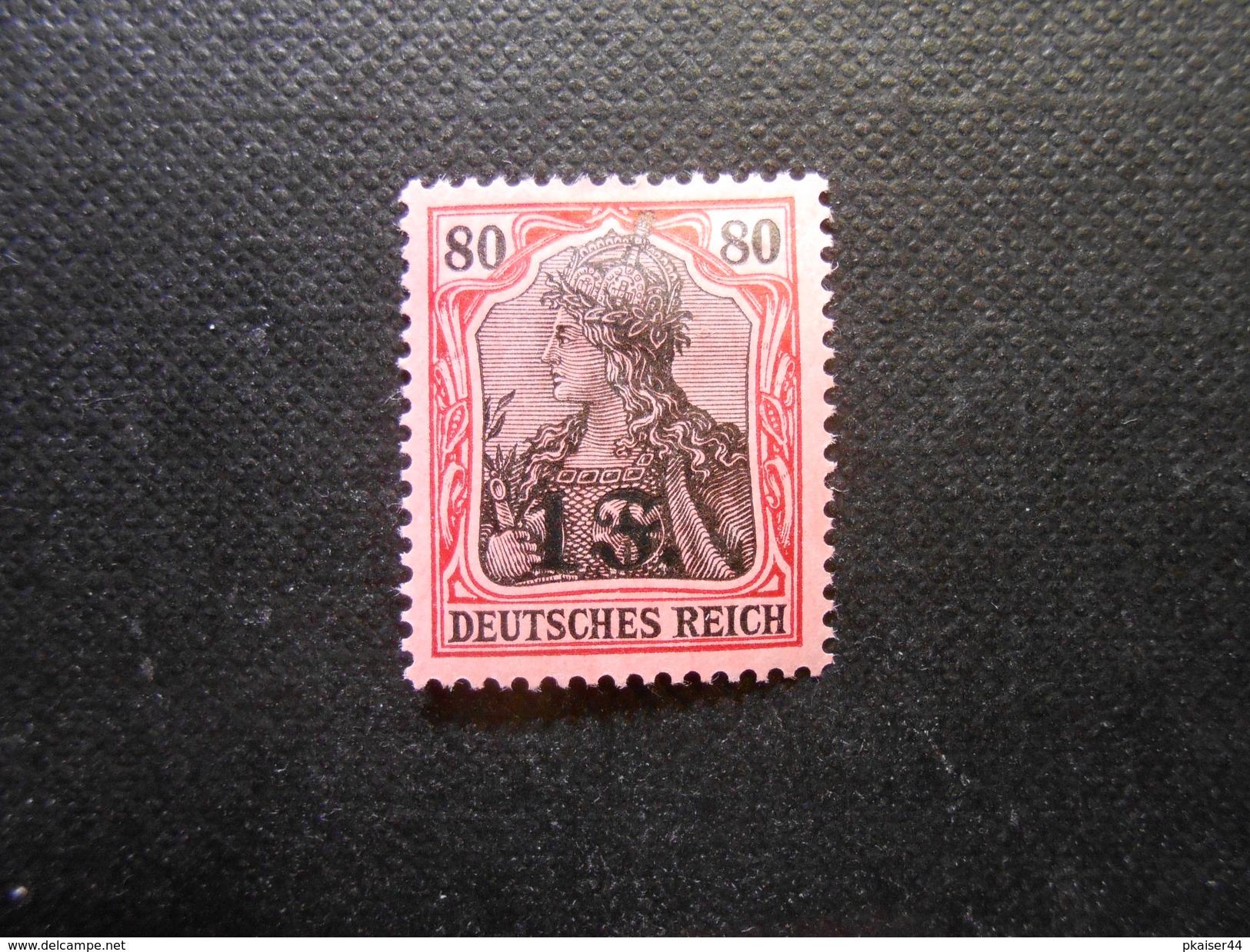 D.R.Mi 10   1F.auf80Pf*/MLH - Deutsche Besetzungsausgaben 1914/18 - Etappengebiet West  - 1916 - Mi 4,00 € - Besetzungen 1914-18