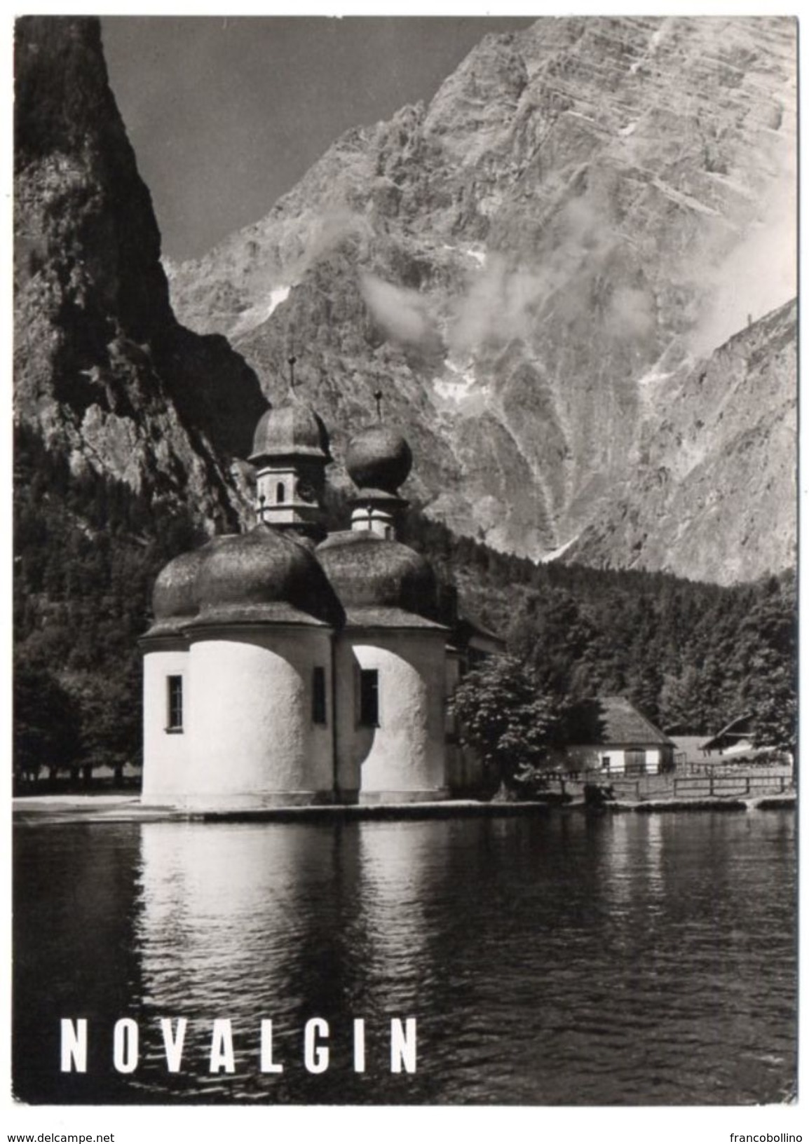 DEAR DOCTOR TYPE PUBL. NOVALGIN ANALGESIC / HOECHST AG - KOENIGSSEE A BEAUTIFUL LAKE IN THE ALPS-CIRCULATED TO INDIA - Altri & Non Classificati