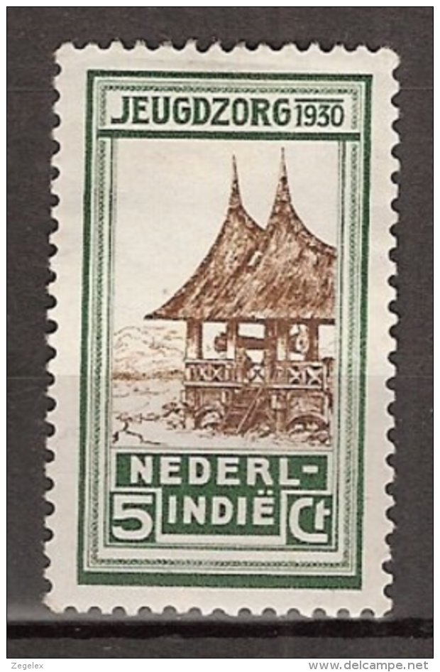 Ned Indie 1930 Jeugdzorgzegels NVPH 168 Ongestempeld - Nederlands-Indië