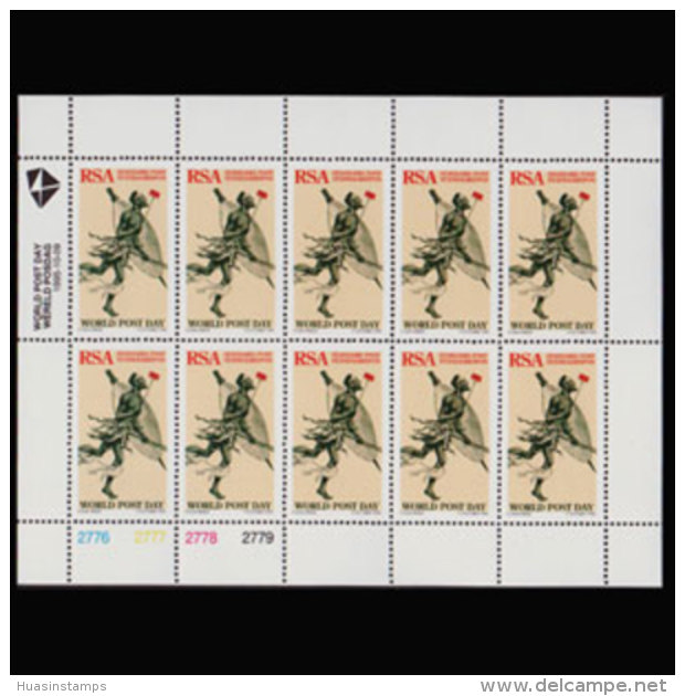 SOUTH AFRICA 1995 - Scott# 920 Sheet-World Post Day MNH - Ungebraucht