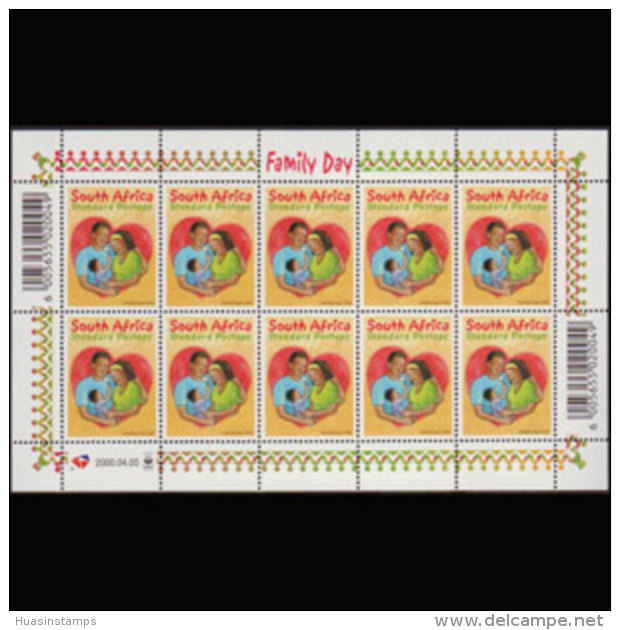 SOUTH AFRICA 2000 - Scott# 1154A Sheet-Family Day MNH - Ungebraucht