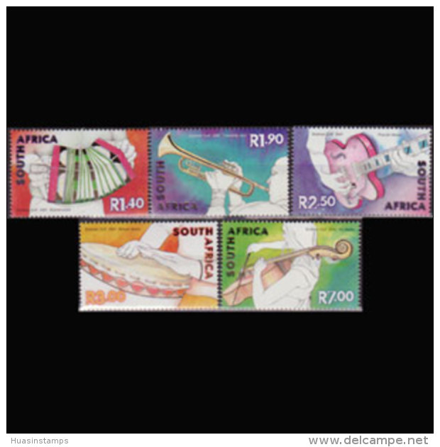 RSA 2001 - Scott# 1263-7 Musical Instruments Set Of 5 MNH - Neufs