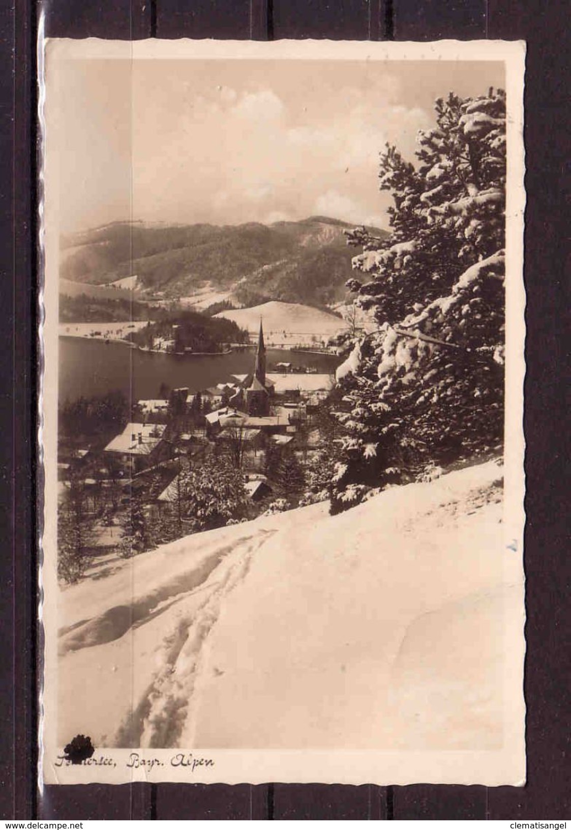 21f * SCHLIERSEE * BAYRISCHE ALPEN * TEILANSICHT * 1935 **!! - Schliersee