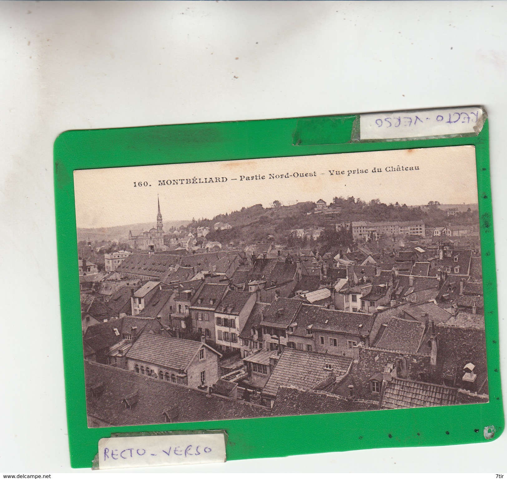 MONTBELIARD VUE PRISE DU CHATEAU - Montbéliard