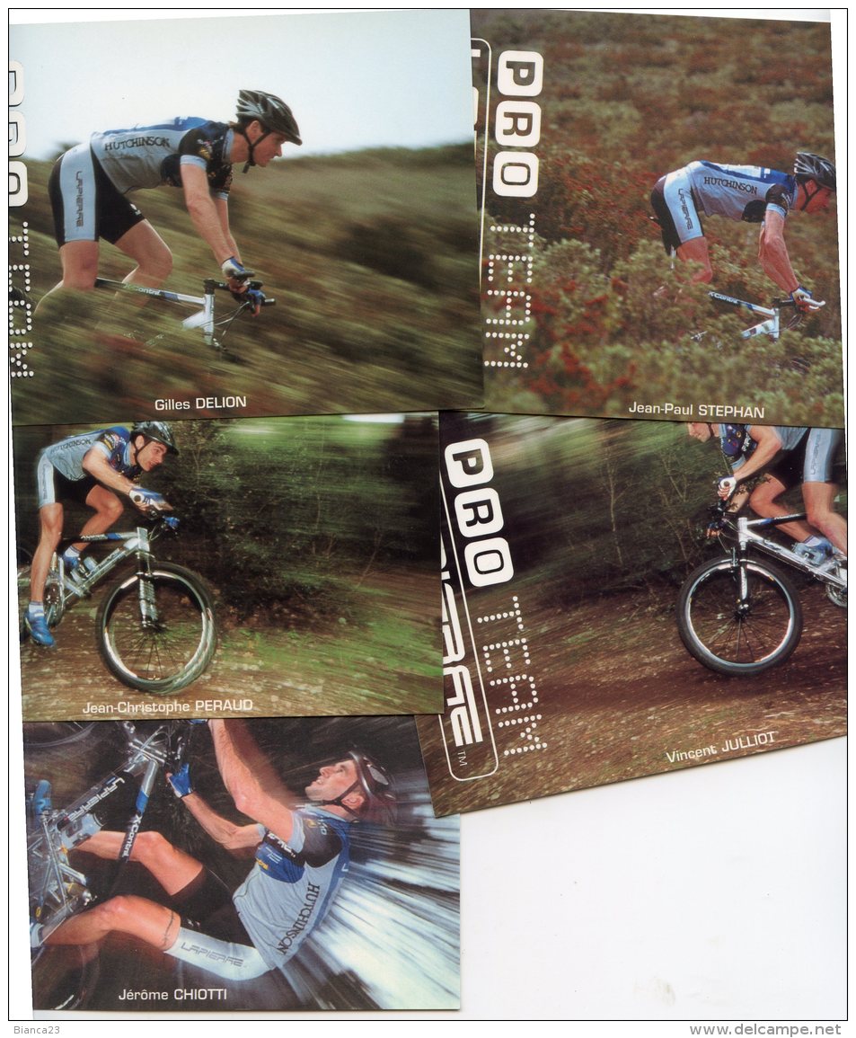 6471 CP  Cyclisme   5 Cartes Pro Team Lapierre 2001 - Wielrennen