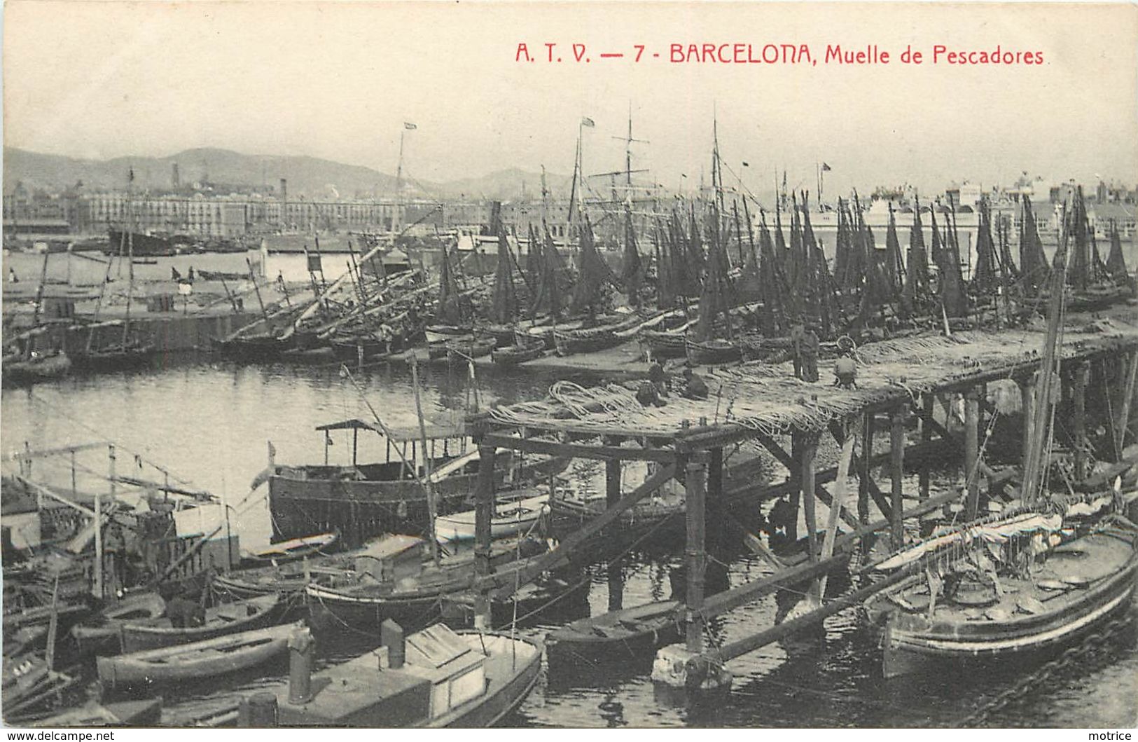 BARCELONA - Muelle De Pescadores. - Pêche