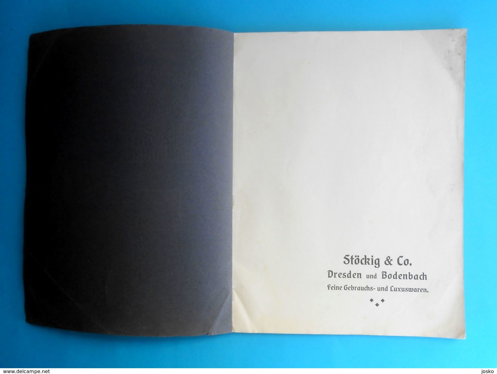 STOCKIG & Co. - DRESDEN Und BODENBACH Stood Watch Travel Suitcase ... Germany Antique Catalog (1905) Deutschland Katalog - Catálogos