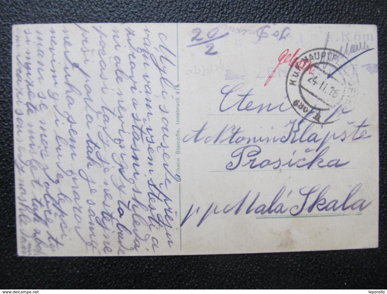 AK SCHWAZ Feldpost 1916  / D*29354 - Schwaz