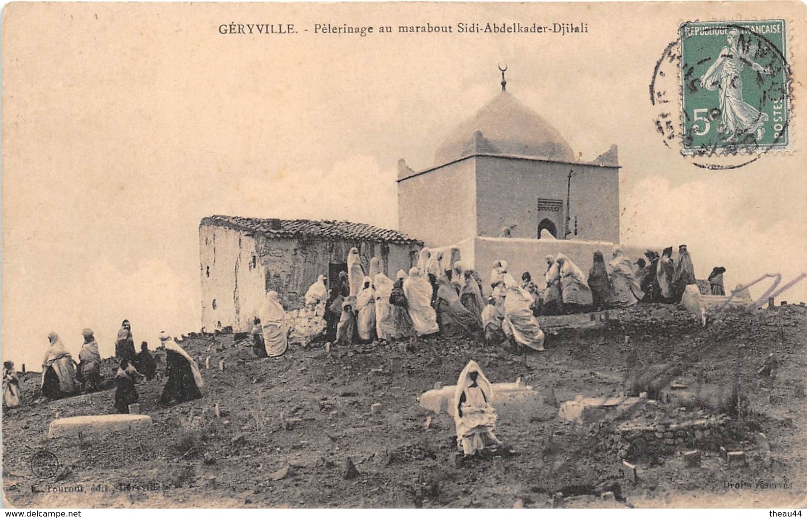 ¤¤   -   ALGERIE   -   GERYVILLE  -  Pélerinage Au Marabout Didi-Abdelkader-Djilali       -  ¤¤ - Autres & Non Classés