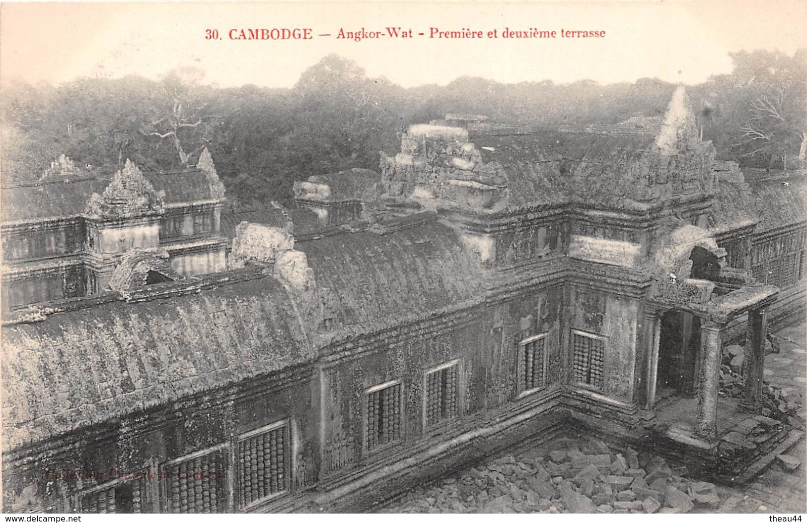 ¤¤   -   CAMBODGE   -  ANGHOR-WAT   -  Première Et Deuxième Terrasse     -  ¤¤ - Cambodge