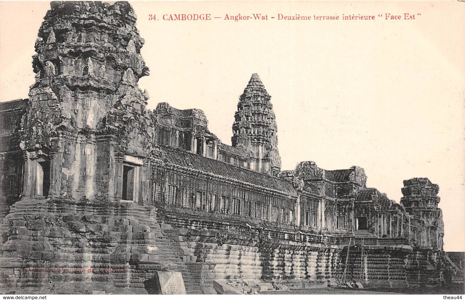 ¤¤   -   CAMBODGE   -  ANGHOR-WAT   -  Deuxième Terrasse Intérieure     -  ¤¤ - Cambodge
