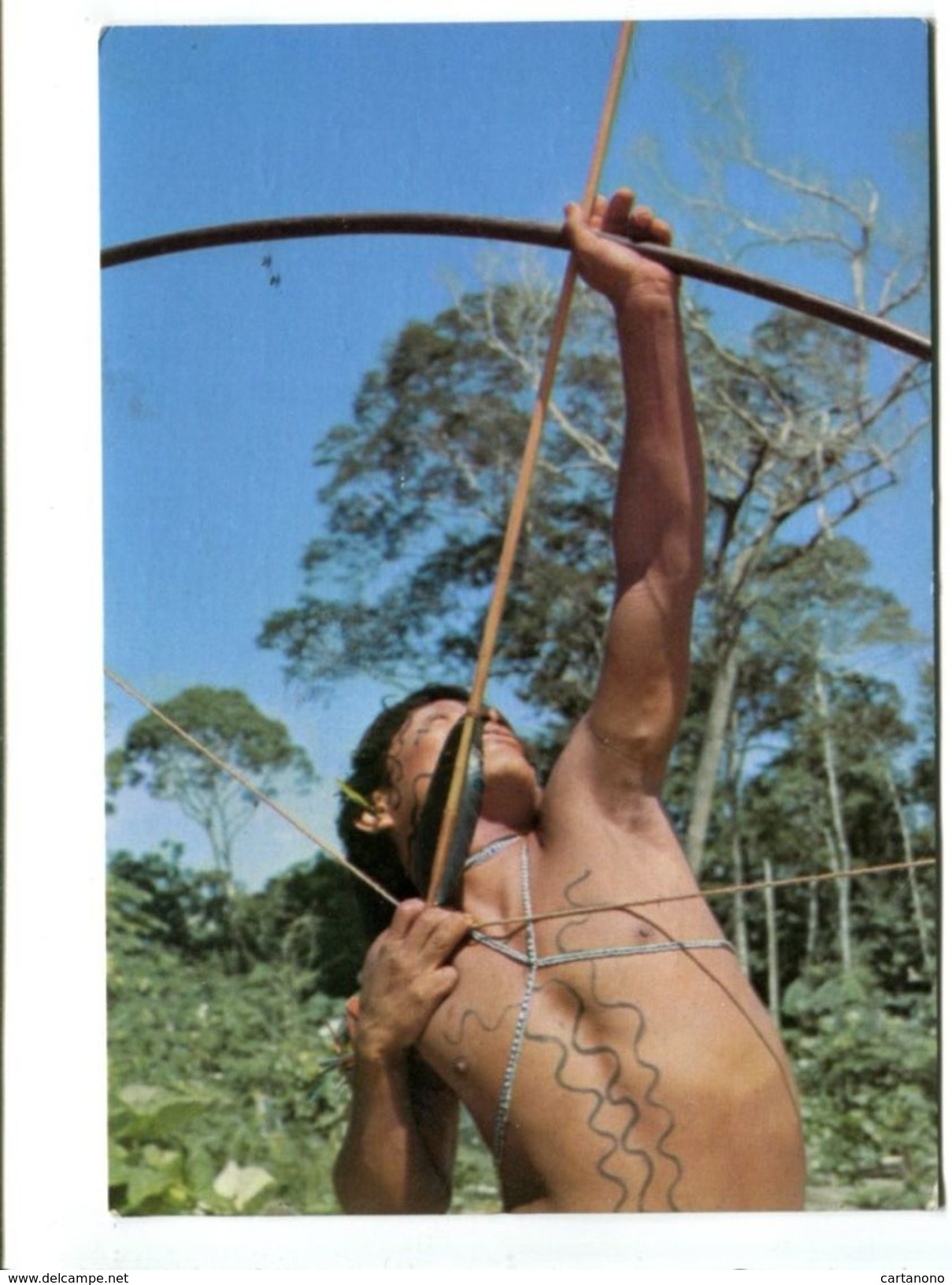 Cp - TIR A L'ARC - Guyane Française Indien Du Haut Oyapock Et De La Région Du Tumuc Humac - Boogschieten