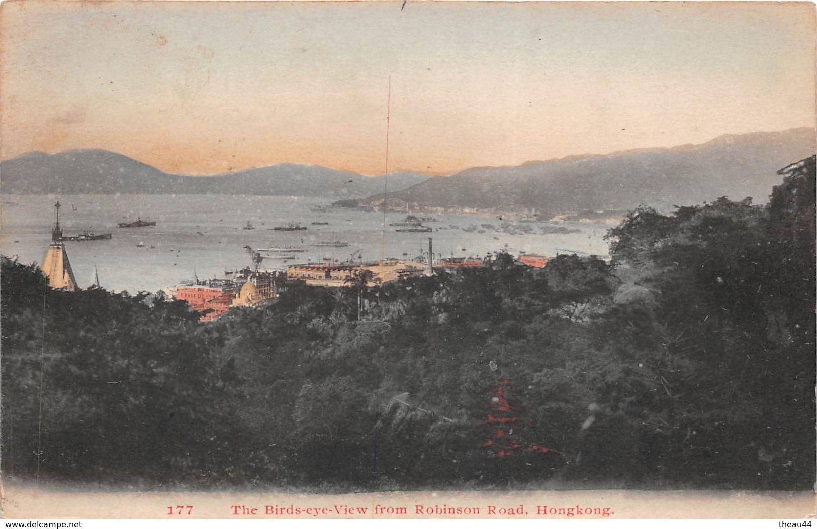 ¤¤   -   CHINE   -   HONG-KONG   -  The Birds-eye-View From Robinson Road      -  ¤¤ - China