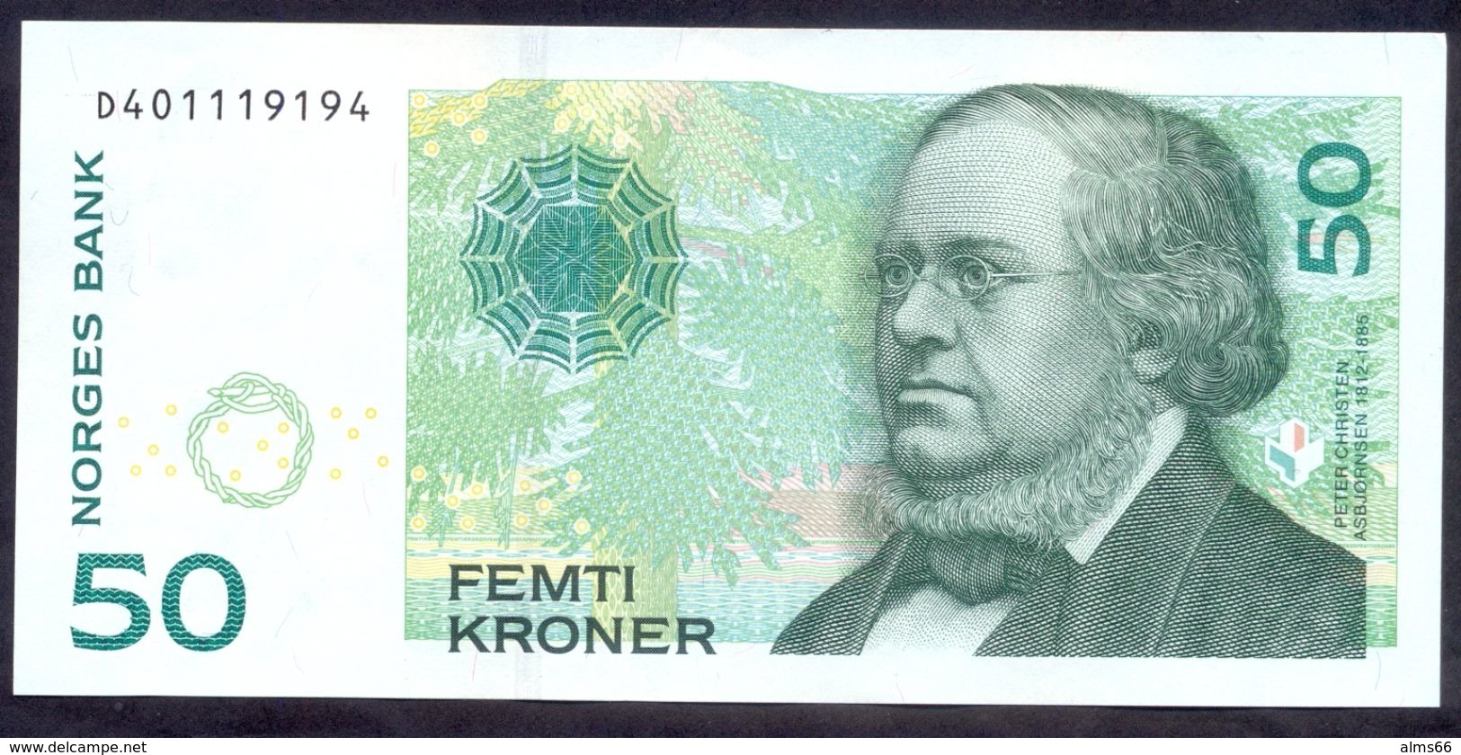 Norway 50 Kroner 2015 UNC - Norvège