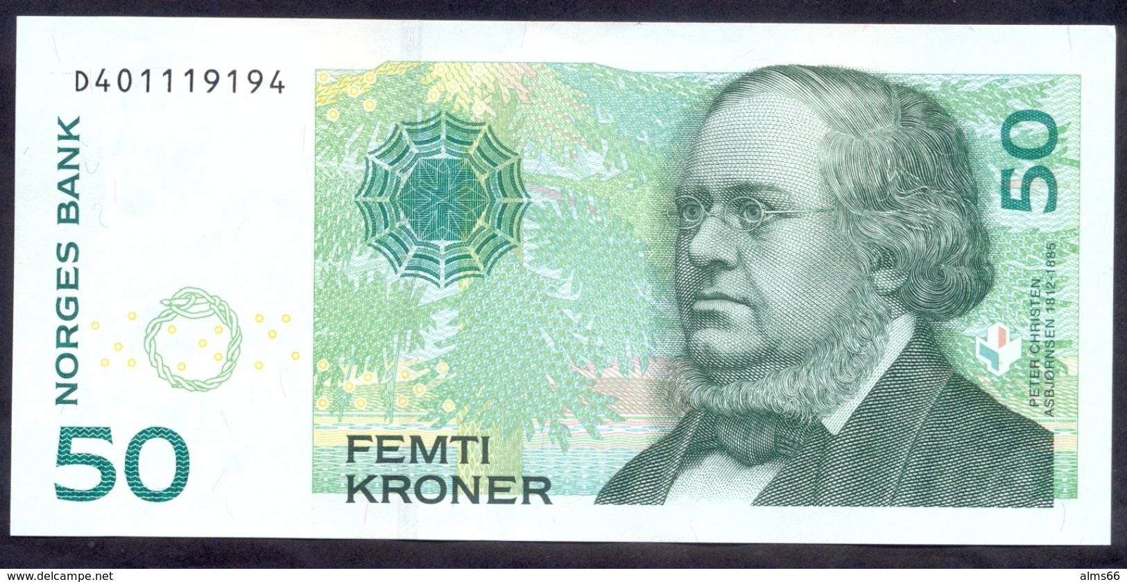 Norway 50 Kroner 2015 UNC - Norvegia