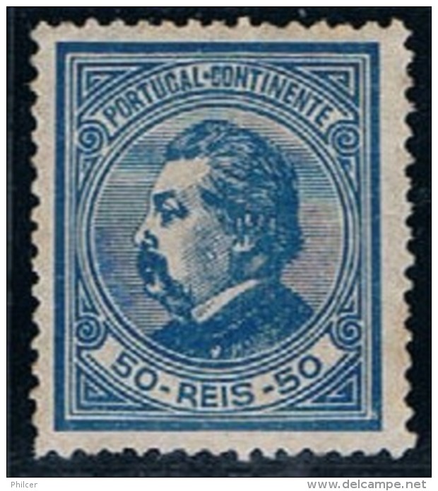 Portugal, 1880/1, # 55 Dent. 12 1/2, MH - Ongebruikt