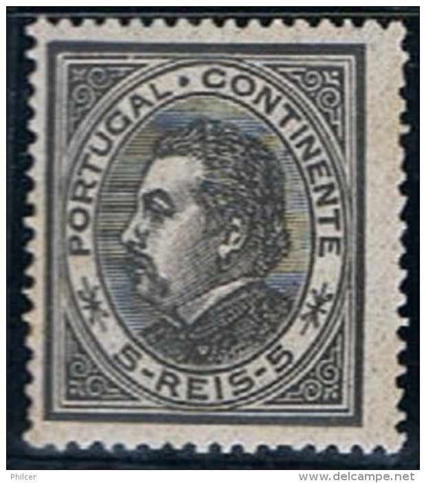 Portugal, 1880/1, # 52 Dent. 13 1/2, MH - Ungebraucht