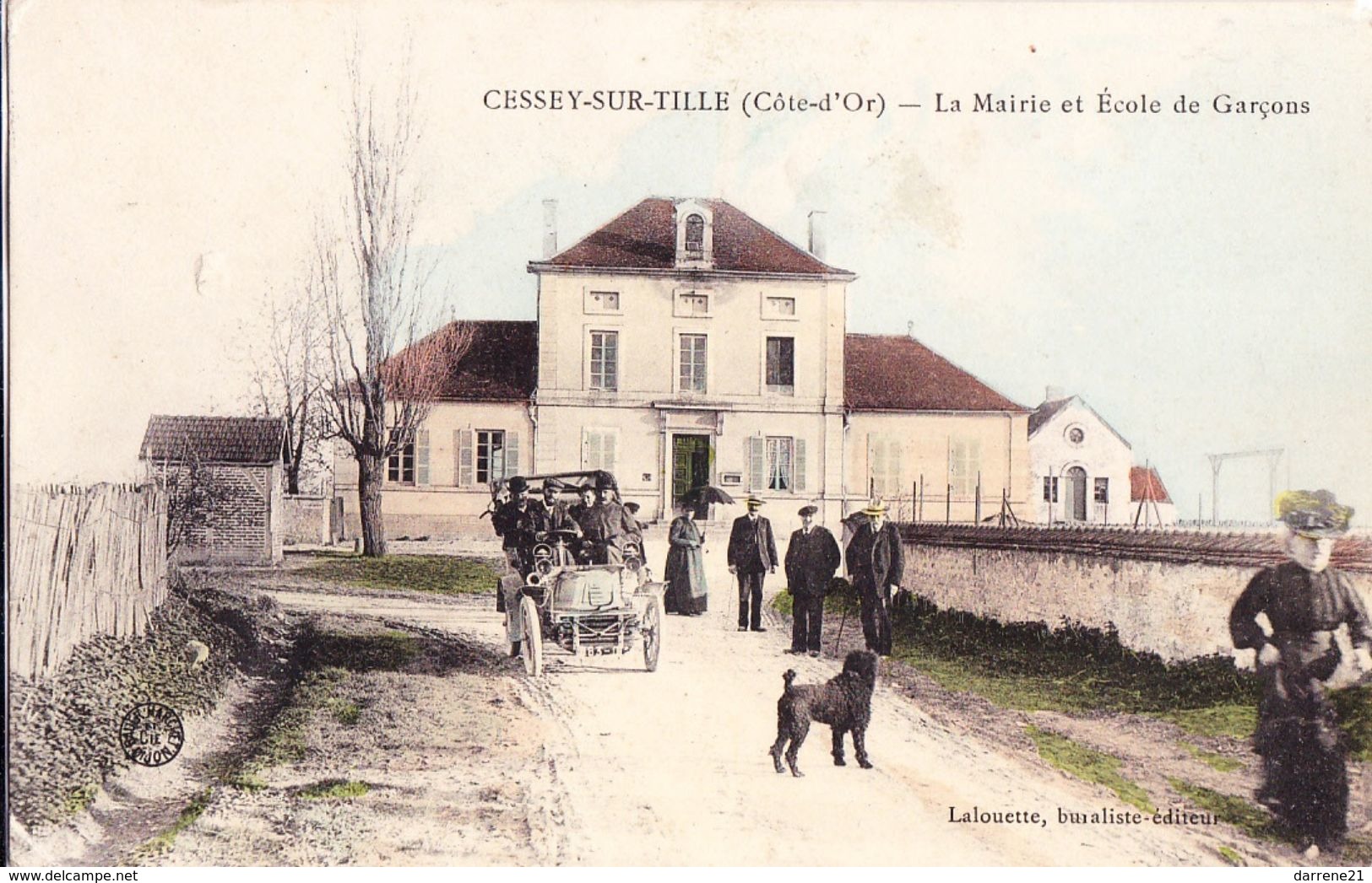 21 : Cessey Sur Tille : La Mairie Et Ecole Des Garçons - Autres & Non Classés