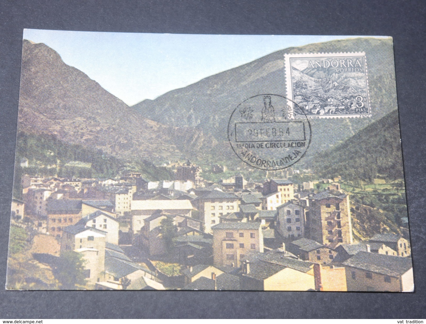 ANDORRE - Carte Maximum De Andorre En 1964 - L 10654 - Lettres & Documents