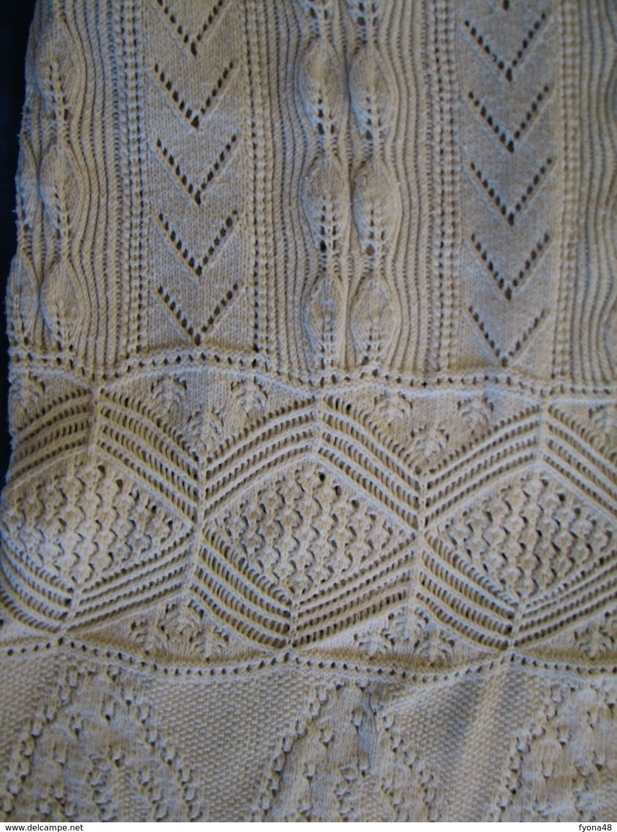 1 - Jupon  Ou Jupe En Coton Tricoté Monogrammé - Avant 1900