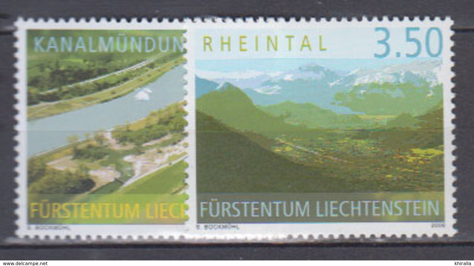 LIECHTENSTEIN           2006          N .   1344 / 1345       COTE    14 . 00  Euros - Neufs